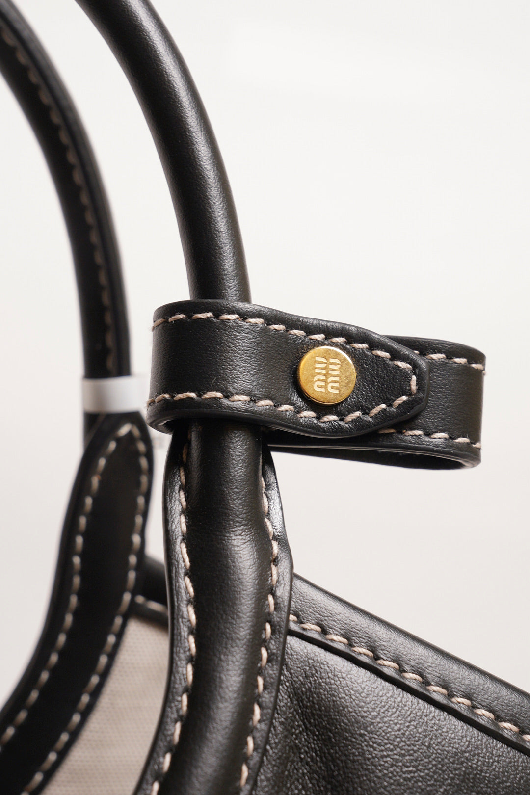 Miu Miu Ivy手提托特包 - 小號黑