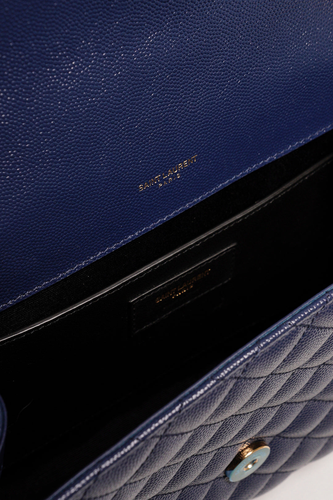 YSL LouLou Medium Flag Bag 海軍藍