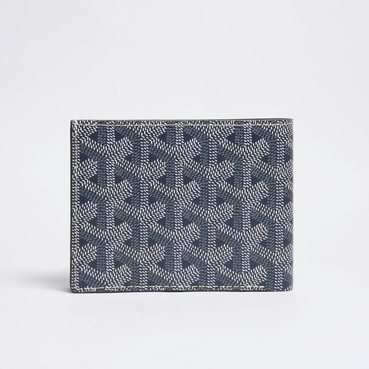 Goyard Victoire Wallet 帆布對折8卡短夾(藍)