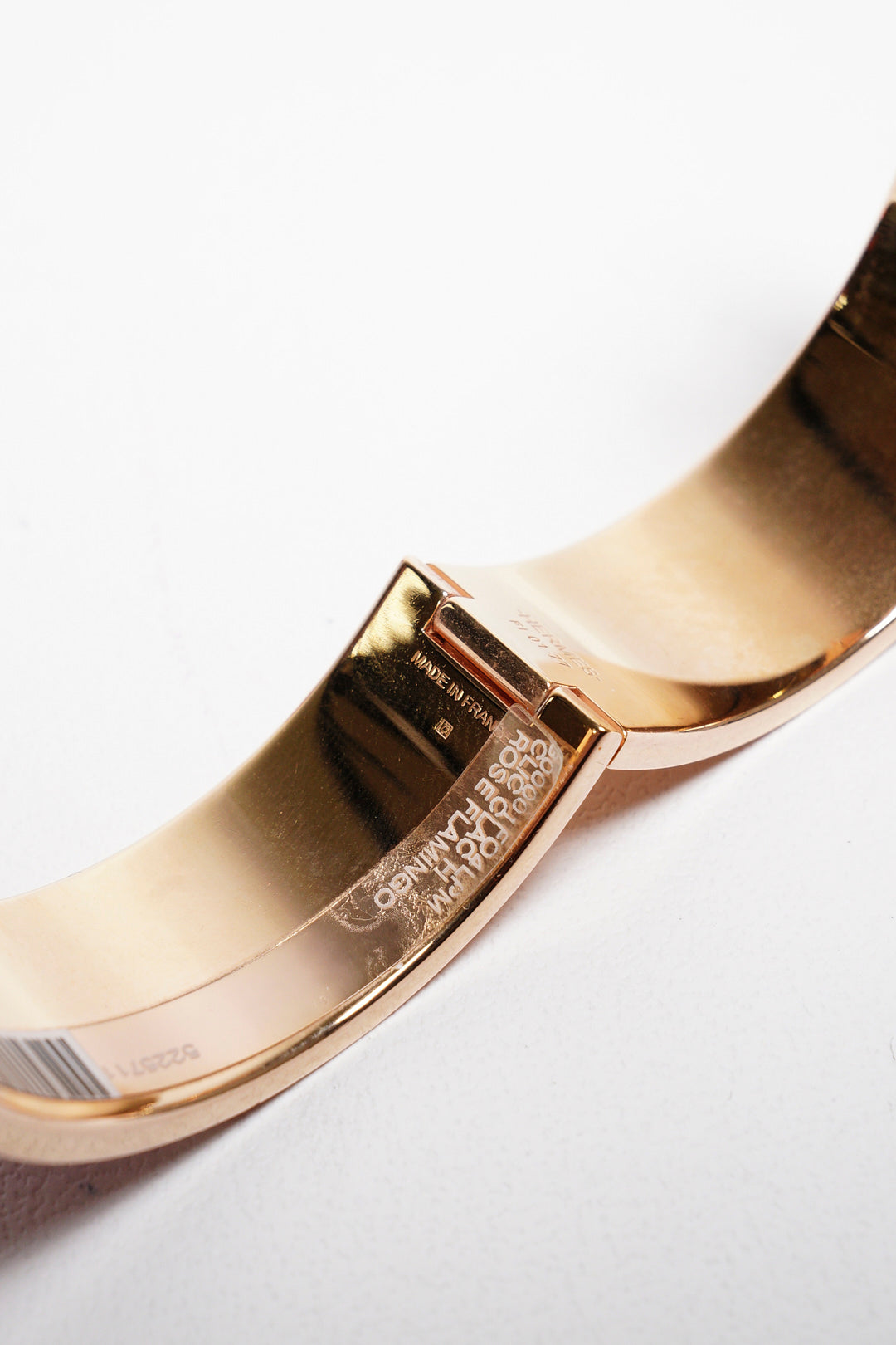 Hermes 愛馬仕 Clic H手環 (粉) PM小號