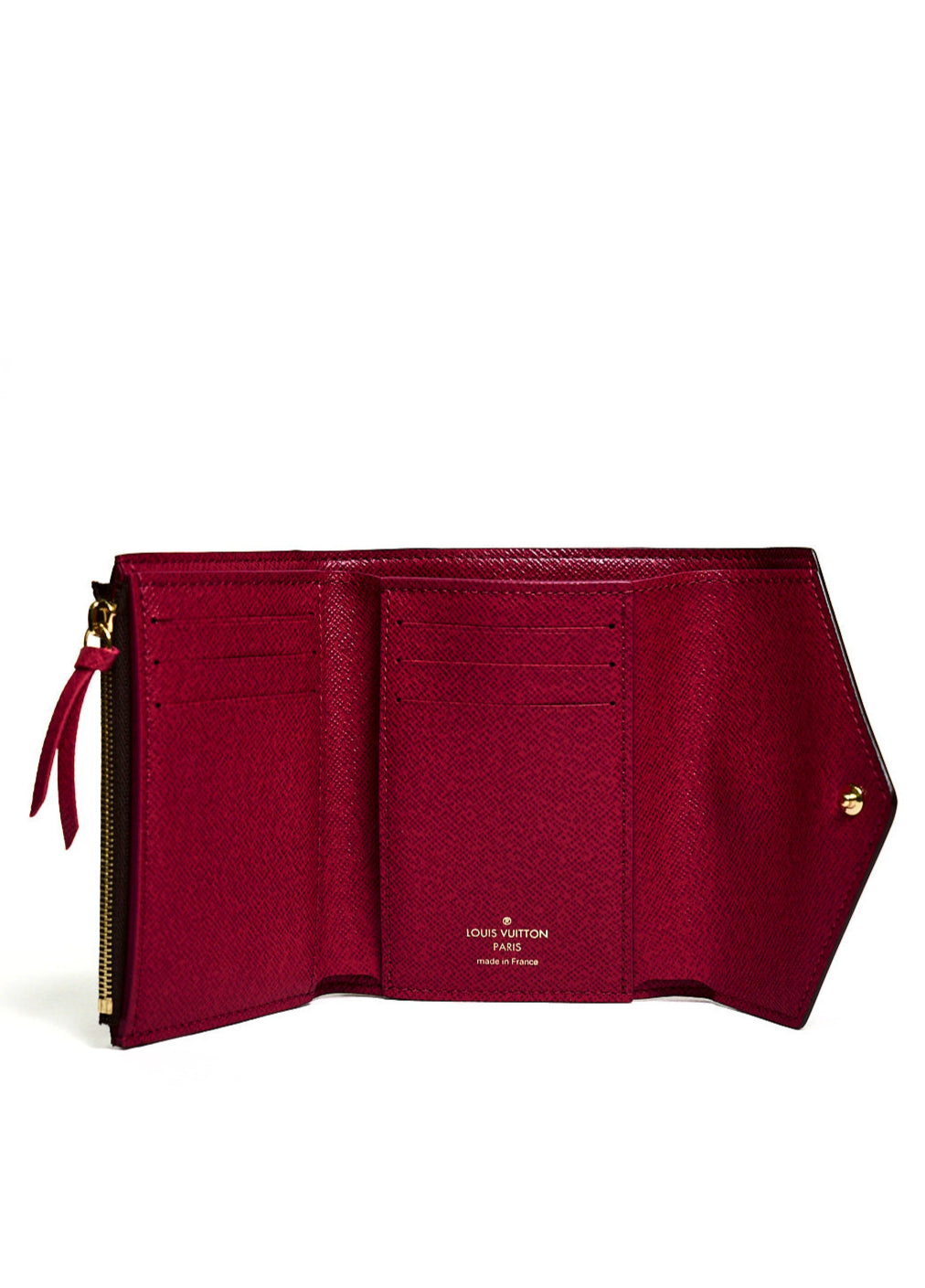 LOUIS VUITTON 經典色 Victorine 三折短夾(全新)