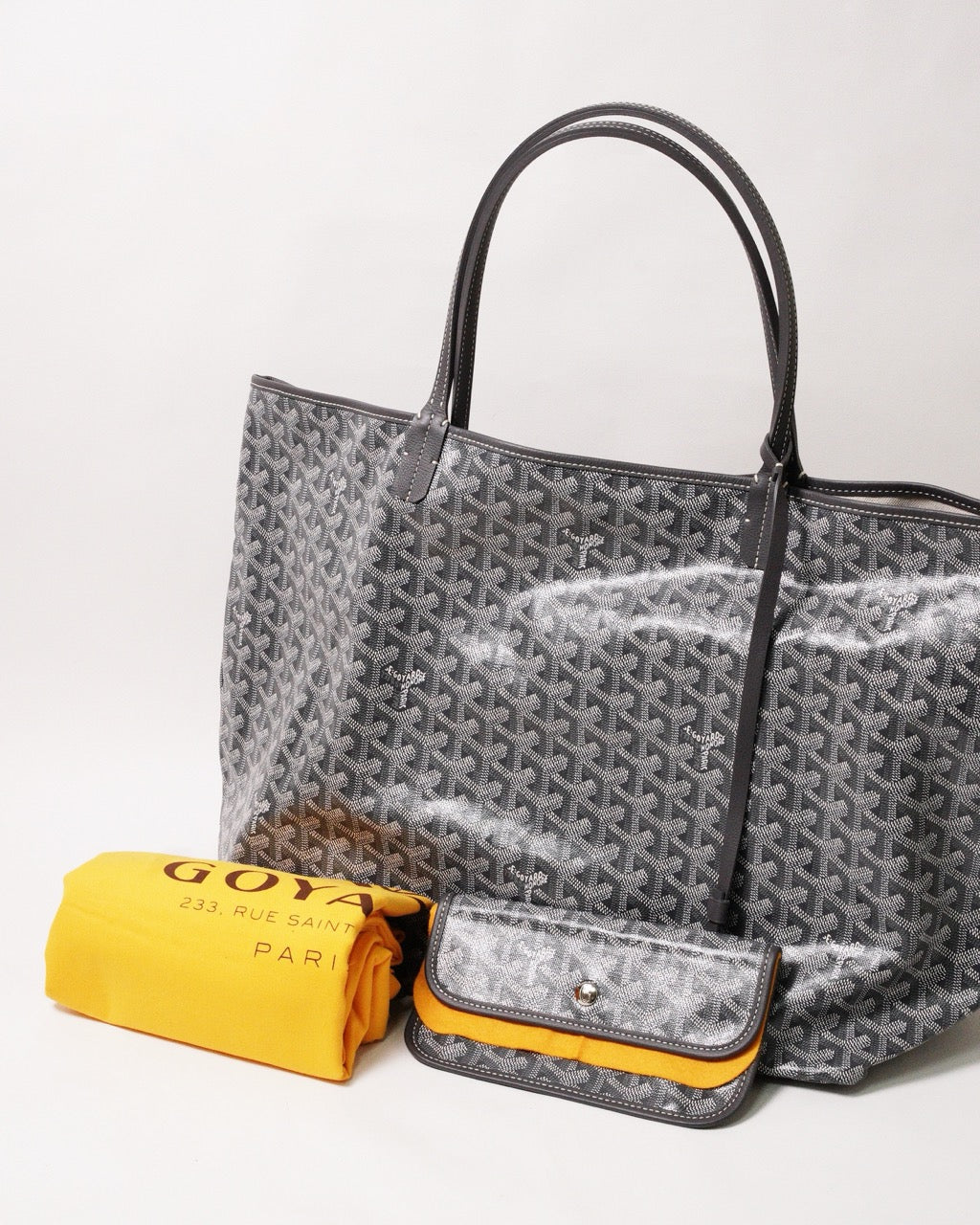 Goyard Saint Louis GM 大號托特包 灰色 2025年10月購買