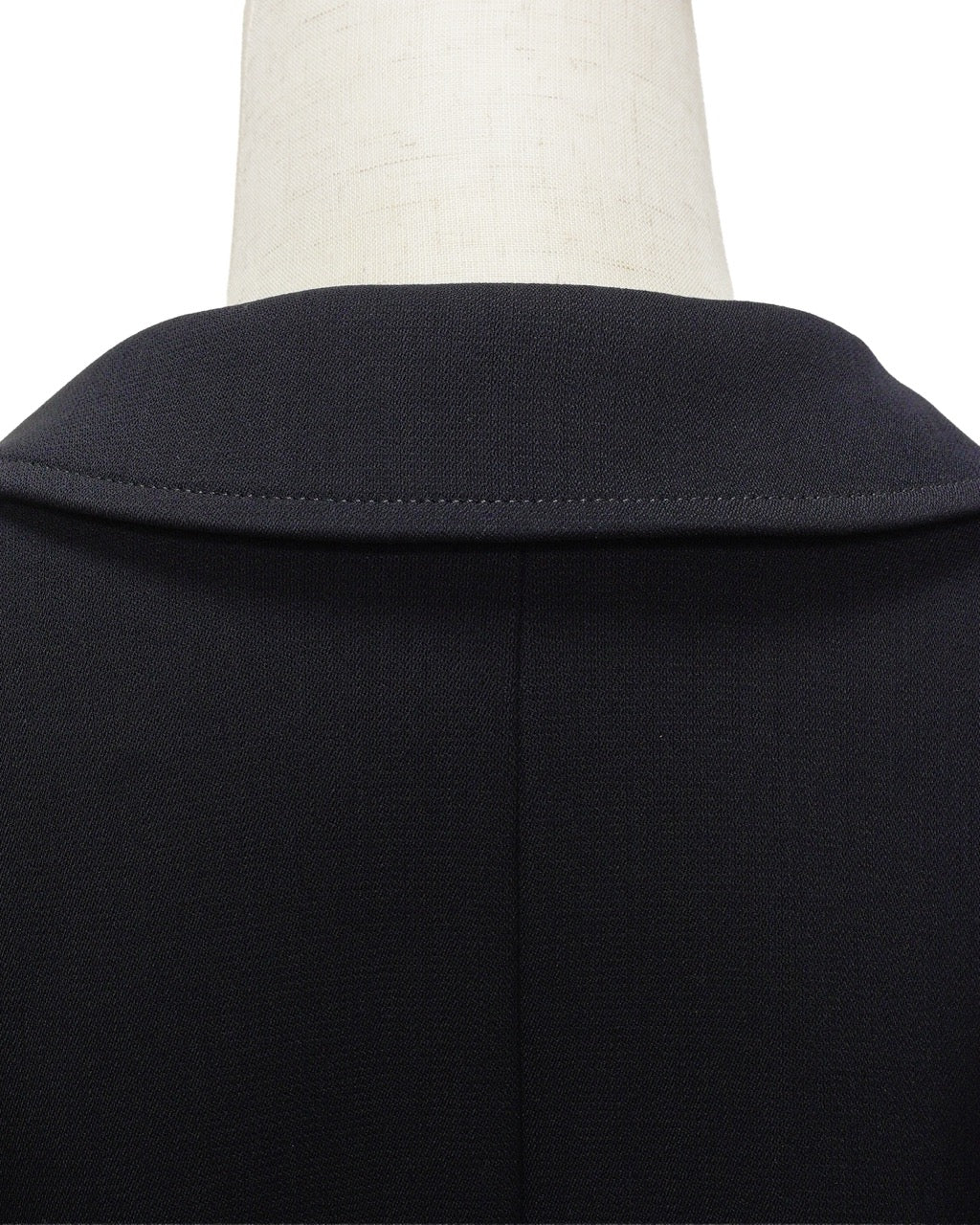 Balenciaga 短版立體剪裁翻領西裝外套 藍黑色