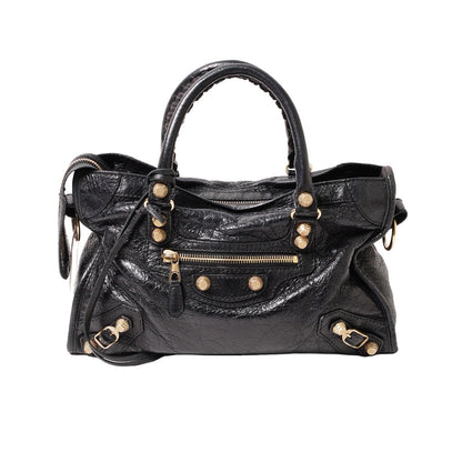 Balenciaga S city黑金機車包小號