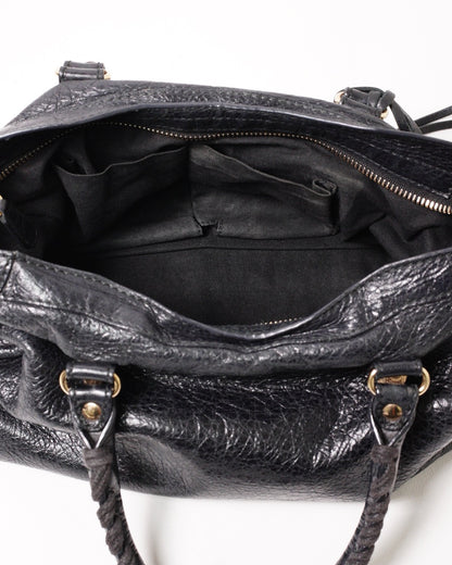 Balenciaga S city黑金機車包小號