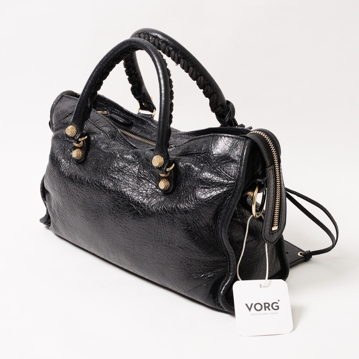 Balenciaga S city黑金機車包小號