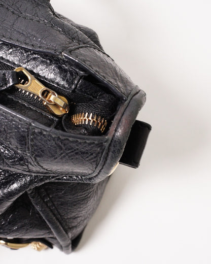 Balenciaga S city黑金機車包小號