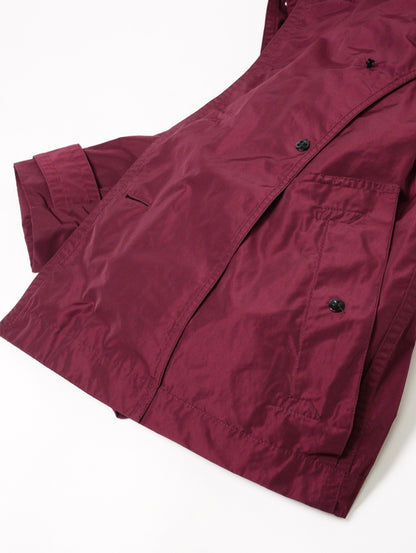 Burberry 葡萄紫連帽防雨風衣外套