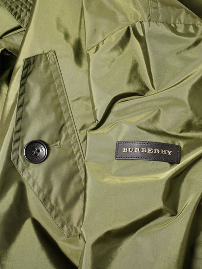 Burberry 兩件式軍綠色連帽羽絨外套