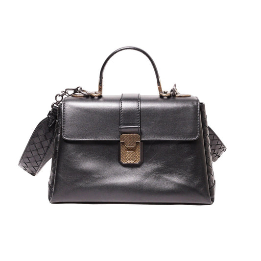 BOTTEGA VENETA BV Piazza黑色小號肩背斜背包