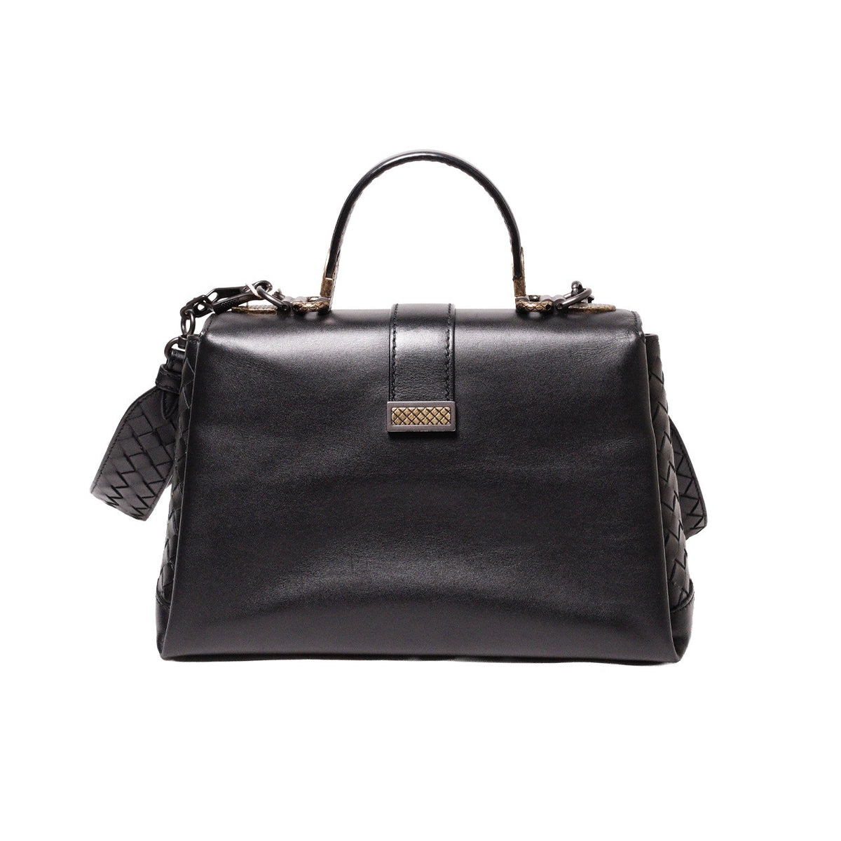 BOTTEGA VENETA BV Piazza黑色小號肩背斜背包