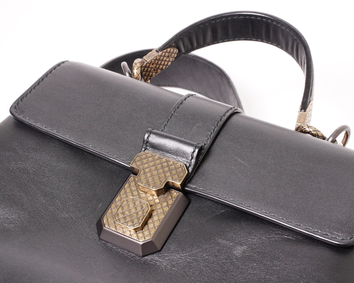 BOTTEGA VENETA BV Piazza黑色小號肩背斜背包