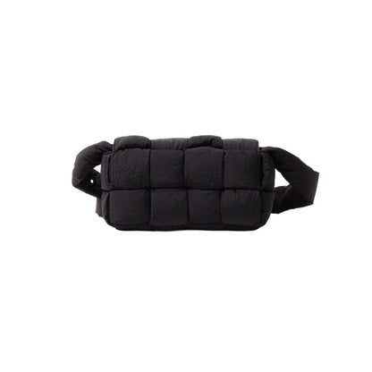BOTTEGA VENETA BV 編織尼龍磁釦斜背包