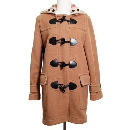 Burberry 駝色羊毛牛角扣大衣