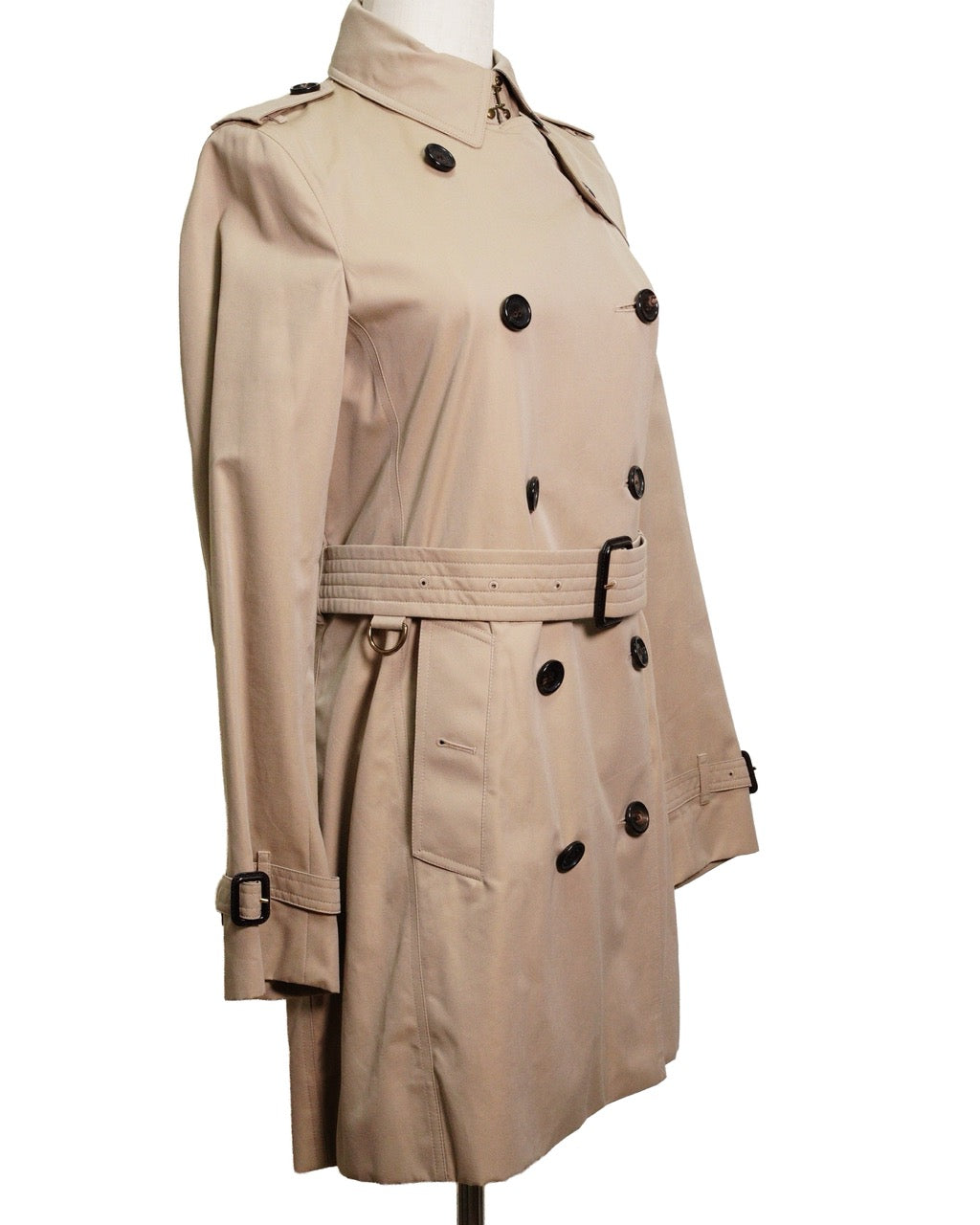 Burberry 經典雙排扣卡其色風衣外套