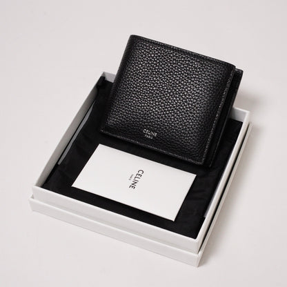 CELINE Bi-fold Triomphe 皮夾 黑色