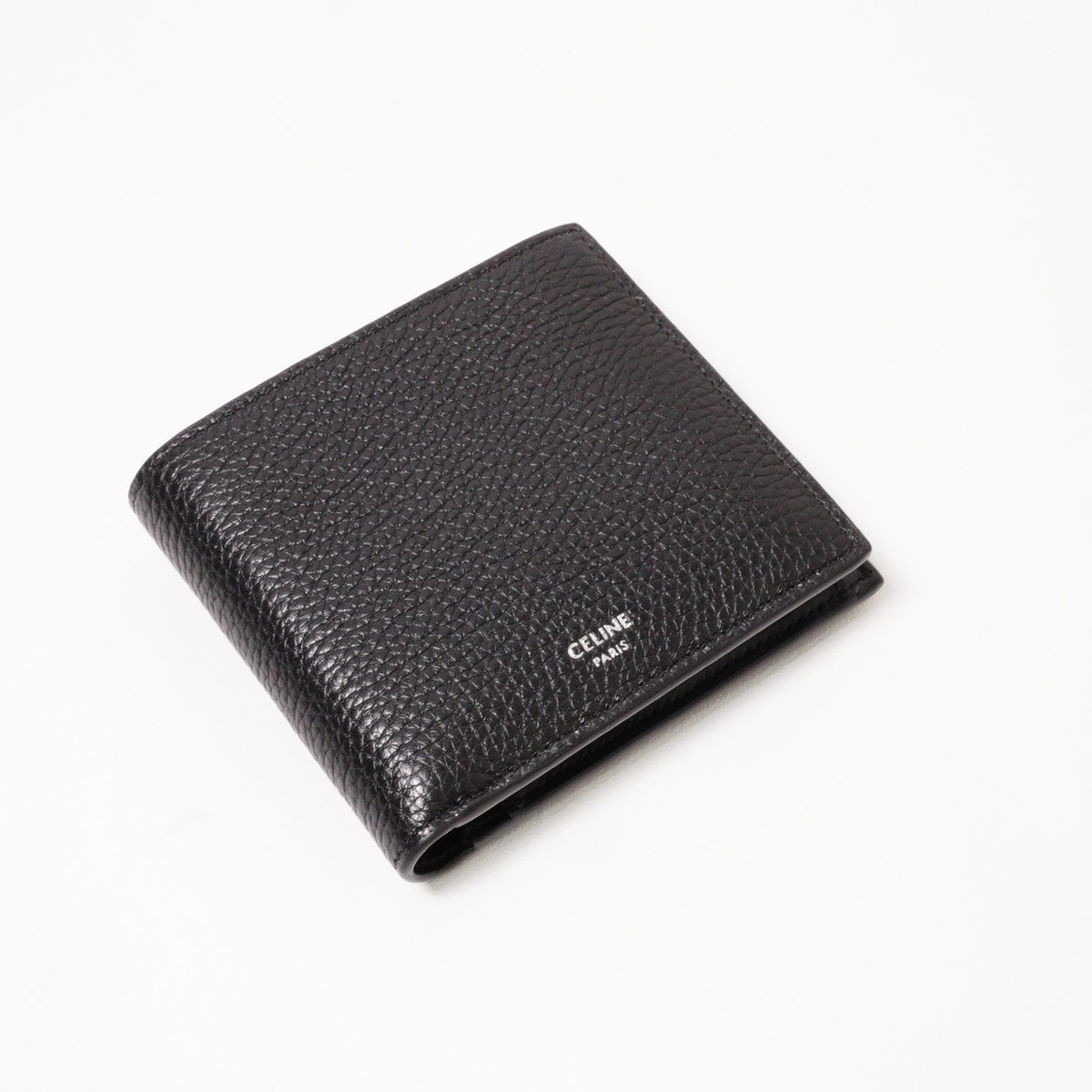 CELINE Bi-fold Triomphe 皮夾 黑色