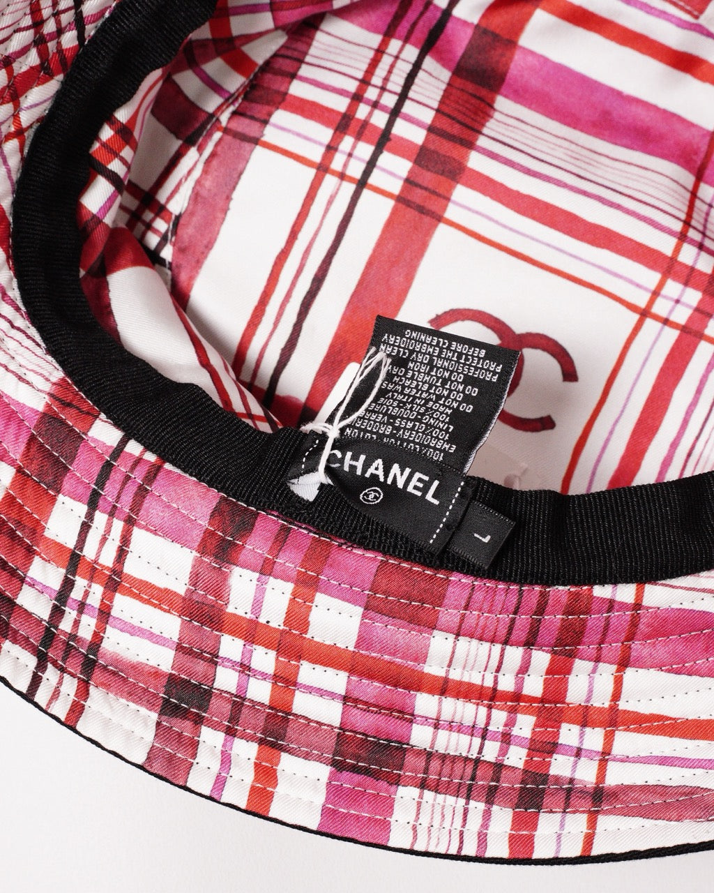 CHANEL 經典雙C珠珠漁夫帽 黑色