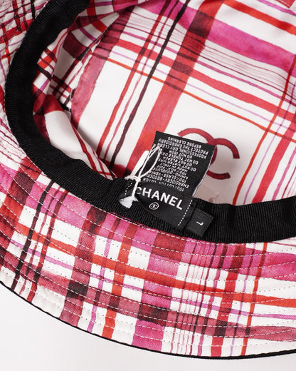 CHANEL 經典雙C珠珠漁夫帽 黑色