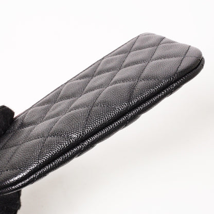 CHANEL 經典金色雙C 拉鍊一字包