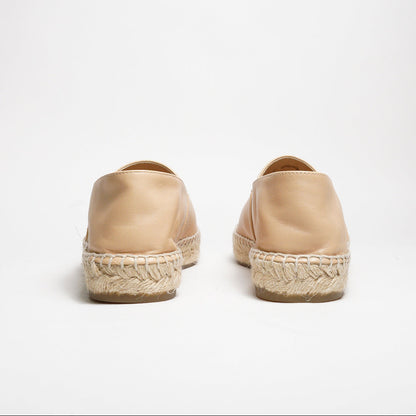 CHANEL 平底草織鞋