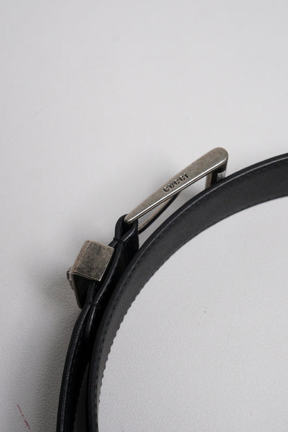 GUCCI 虎頭黑色皮帶