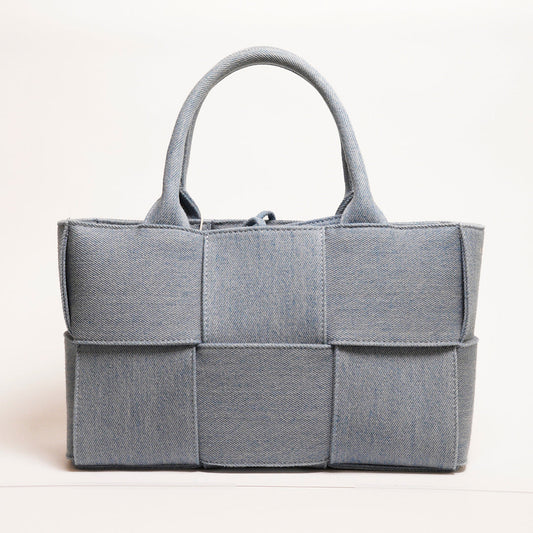 Bottega Veneta 丹寧編織托特包（Arco Tote）