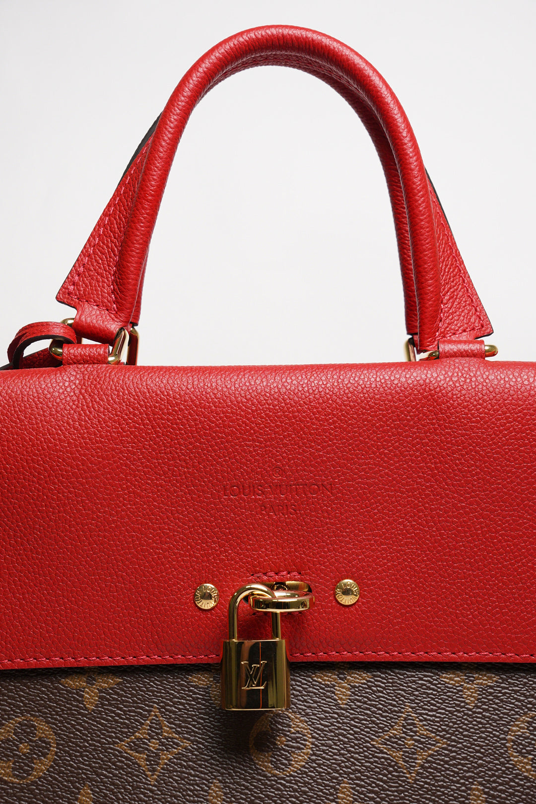 LOUIS VITTION Venus Monogram 帆布小牛皮手提包