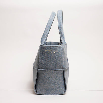 Bottega Veneta 丹寧編織托特包（Arco Tote）