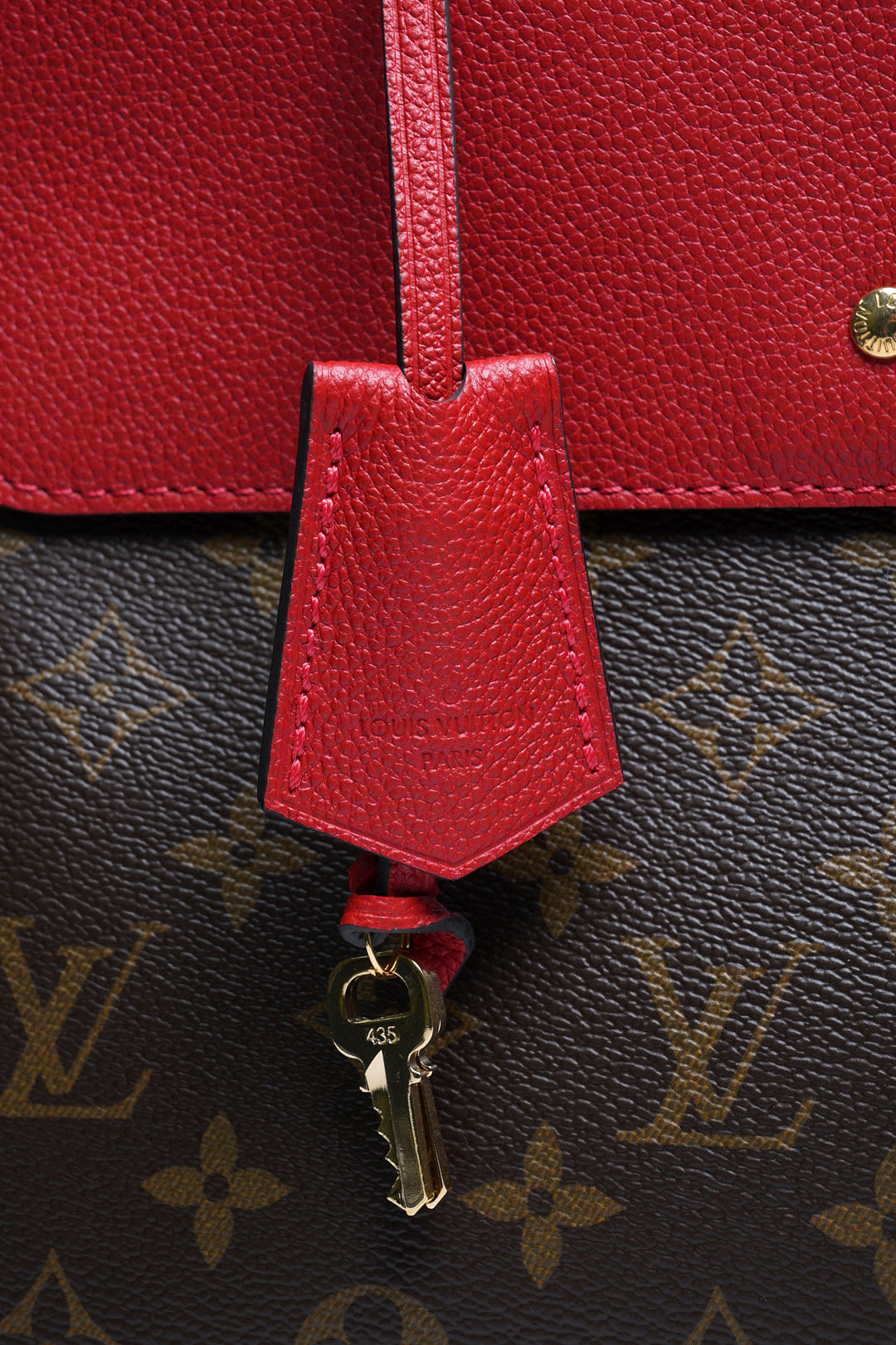 LOUIS VITTION Venus Monogram 帆布小牛皮手提包