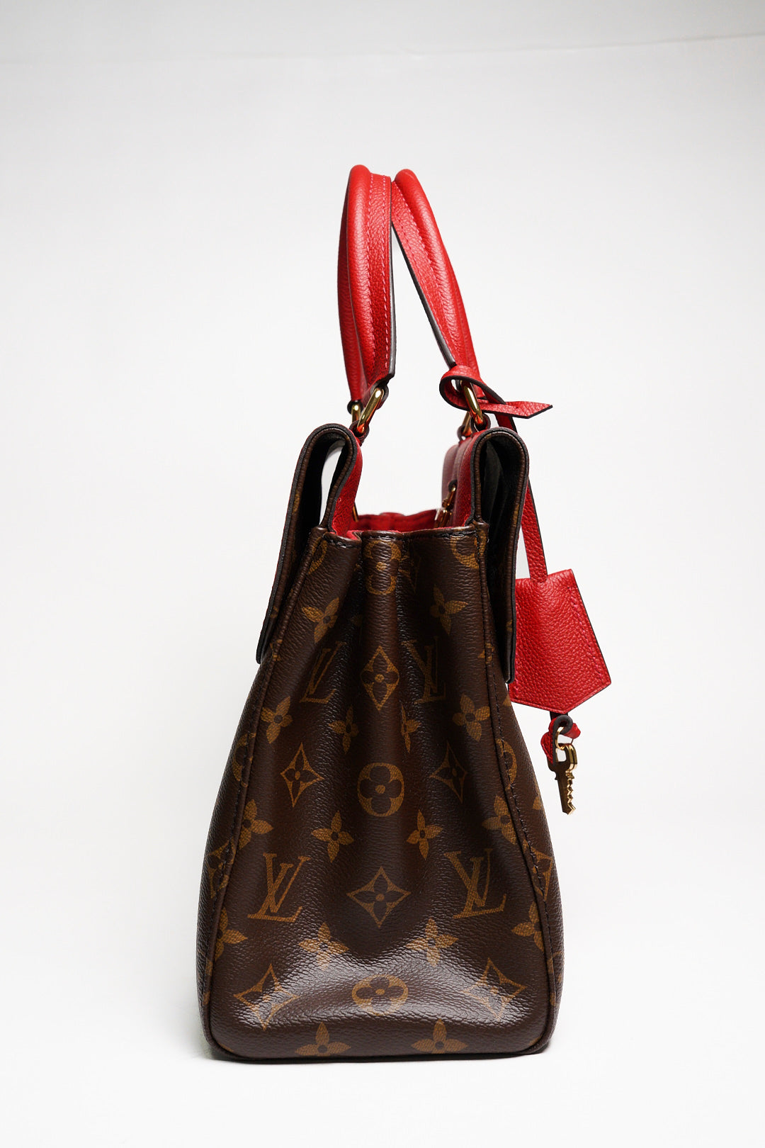 LOUIS VITTION Venus Monogram 帆布小牛皮手提包