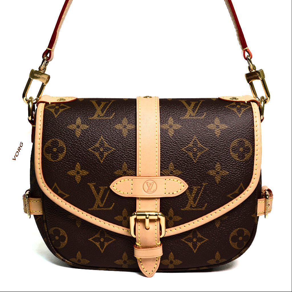 Louis Vuitton LV新款Saumur bb双子星復古馬鞍包 （9.8新）