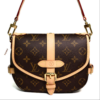 Louis Vuitton LV新款Saumur bb双子星復古馬鞍包 （9.8新）