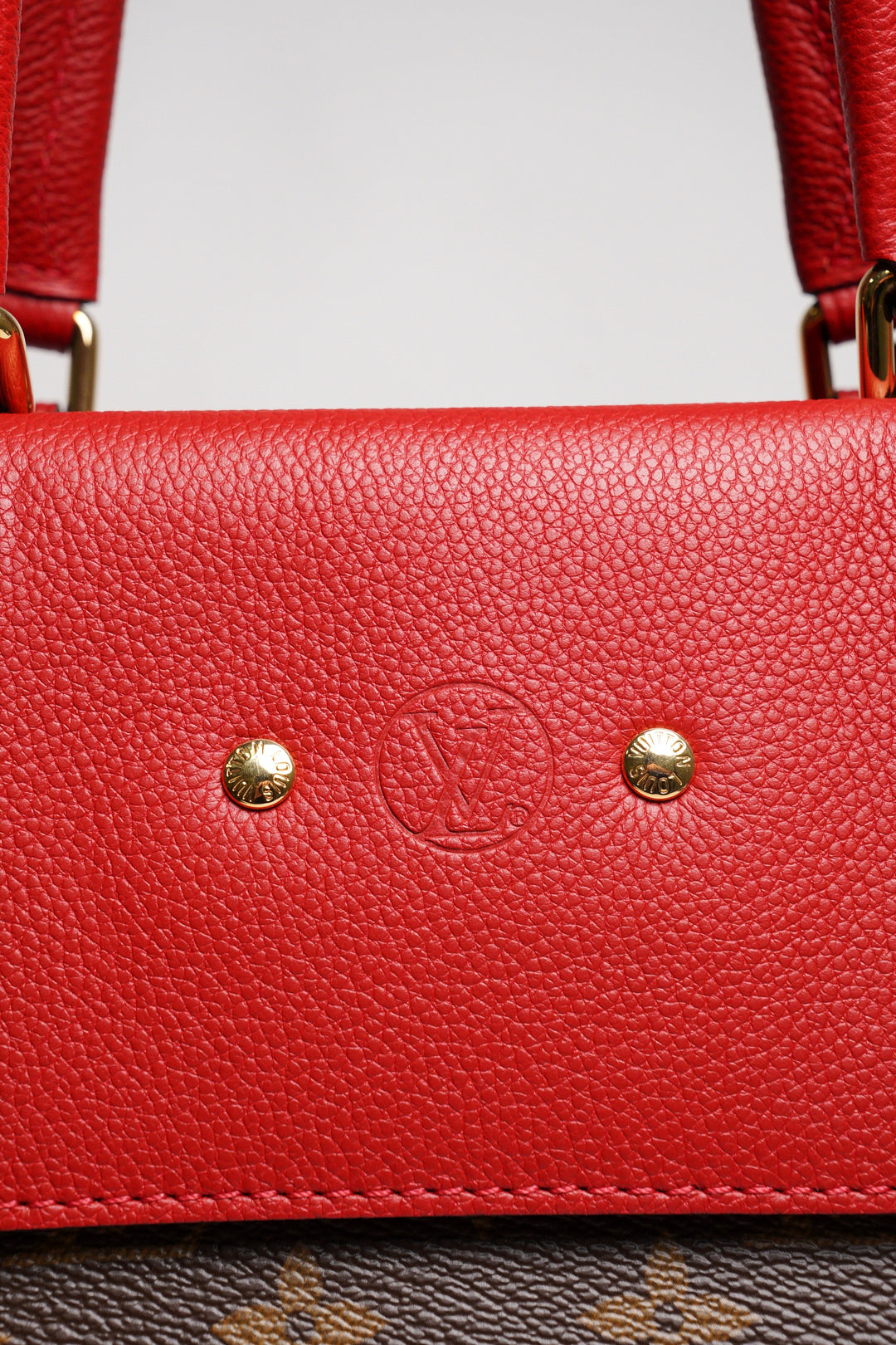 LOUIS VITTION Venus Monogram 帆布小牛皮手提包