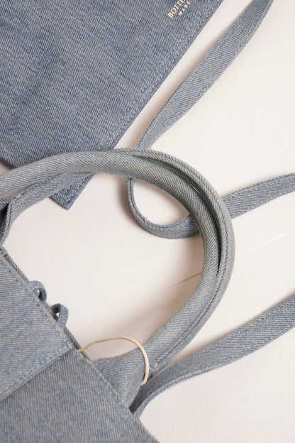 Bottega Veneta 丹寧編織托特包（Arco Tote）