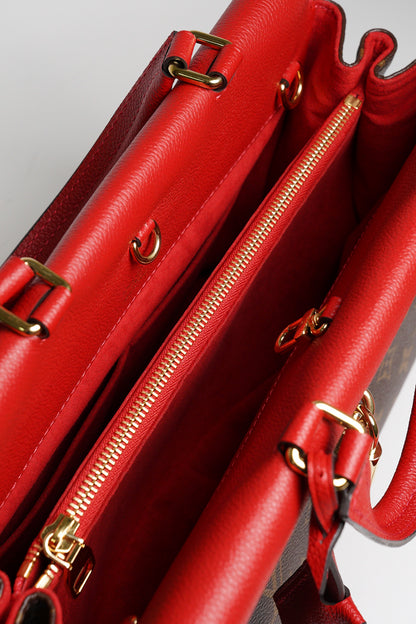 LOUIS VITTION Venus Monogram 帆布小牛皮手提包