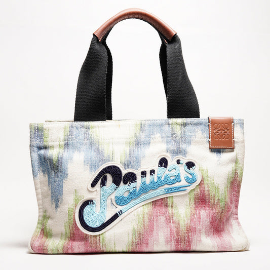 Loewe Paula‘s 海灘帆布手提包