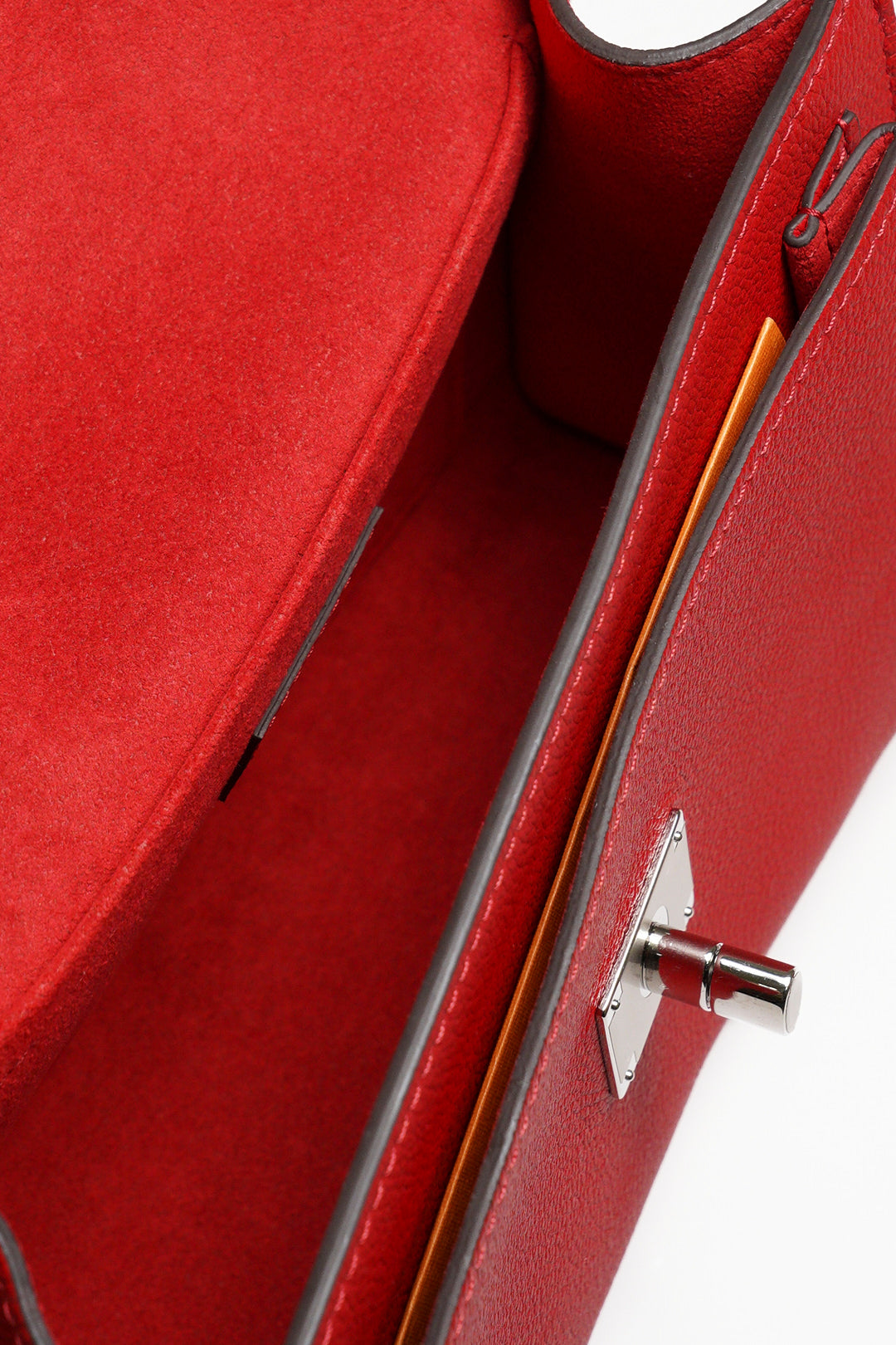 LOUIS VUITTON 牛皮皮革My Lockme BB銀扣鏈帶肩背袋