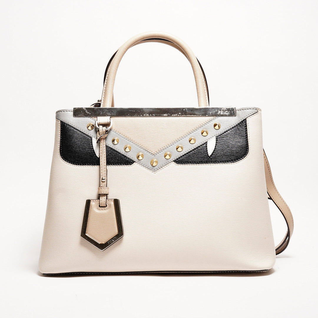 FENDI 拚色怪物包（附背帶）