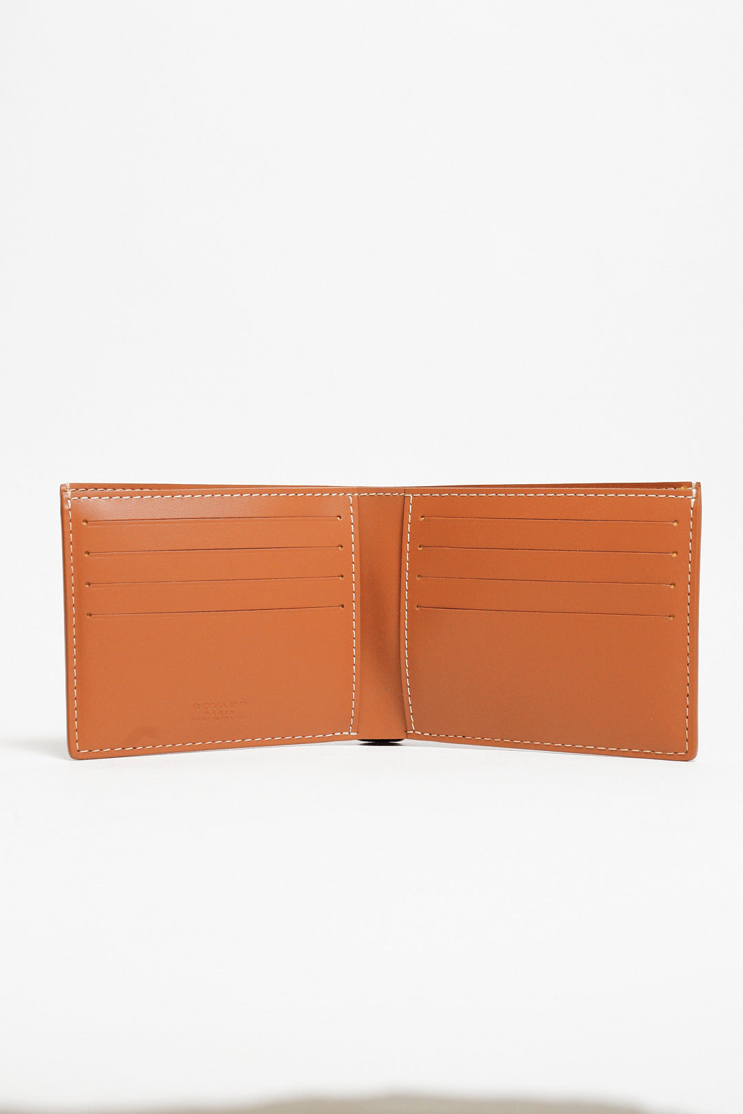 Goyard 男款八卡短夾 (黑棕色）
