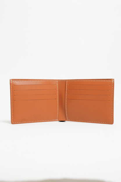 Goyard 男款八卡短夾 (黑棕色）