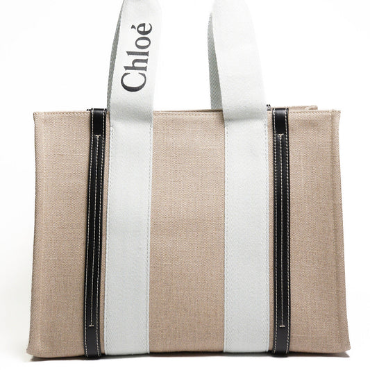 CHLOE Woody tote bag 帆布托特包中號 (全新)