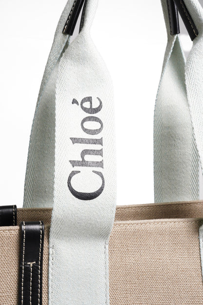 CHLOE Woody tote bag 帆布托特包中號 (全新)