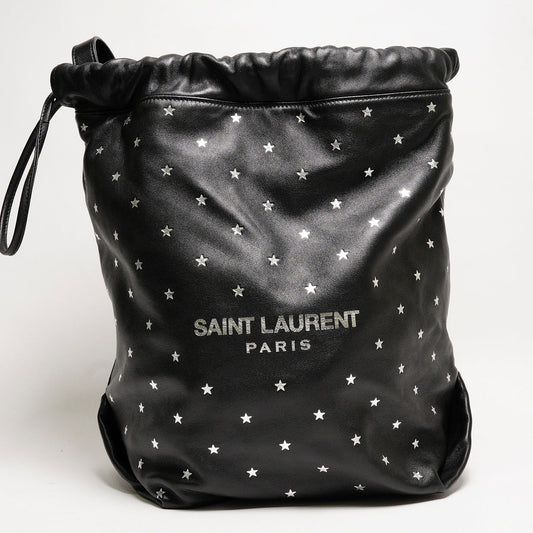 YSL 小羊皮星星水桶包（附小包）