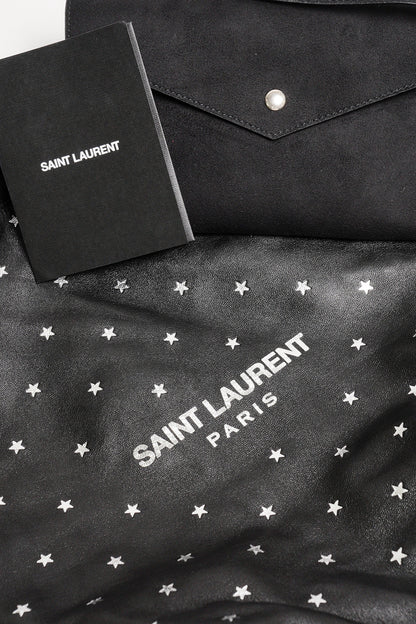 YSL 小羊皮星星水桶包（附小包）