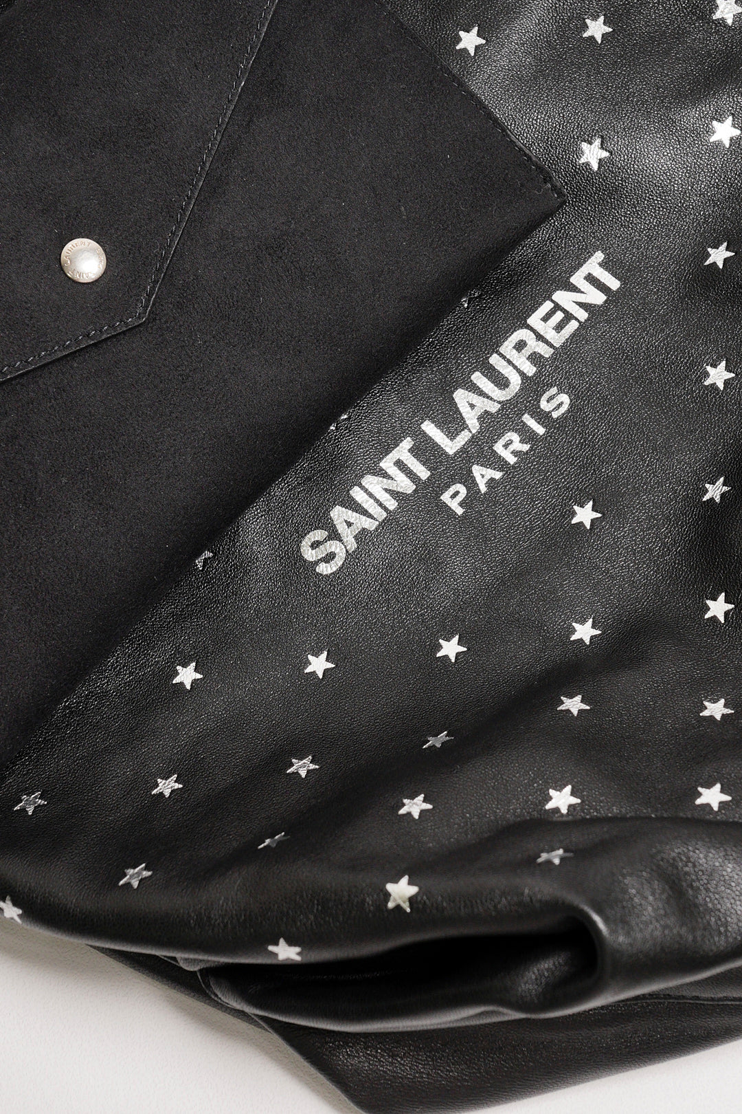 YSL 小羊皮星星水桶包（附小包）