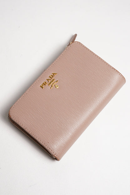 PRADA 帆布中夾錢包