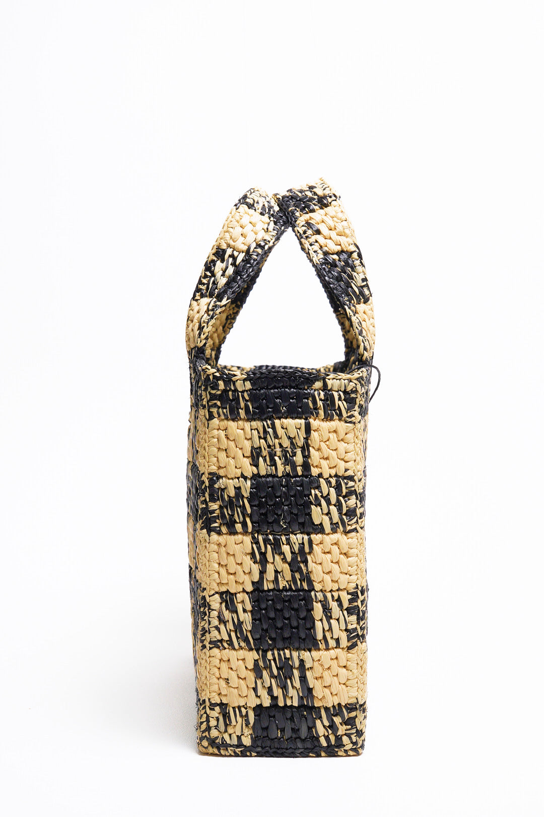 LOEWE 草編籃子 迷你托特包（附背帶）