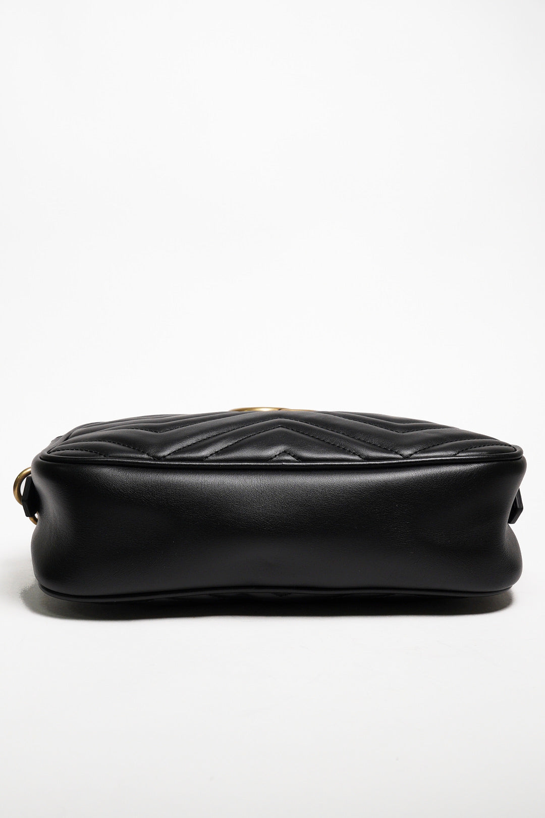 GUCCI Marmont 24相機包 黑金