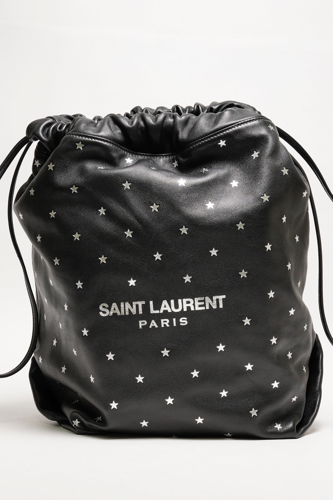 YSL 小羊皮星星水桶包（附小包）